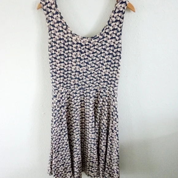 EFFIE'S HEART Squirrel Print Cotton Sun Dress | M - Picture 5 of 6